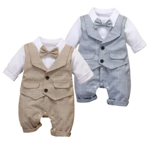 3-24M Infant Plaid Suit