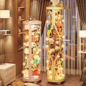 Transparent Toy Storage Tube DIY Zipper